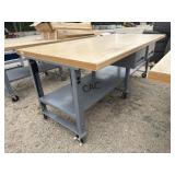 Rolling Workshop Table