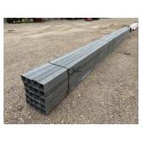 25pc 4"x4" Galvanized Square Tubing