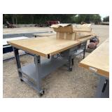 Rolling Workshop Table