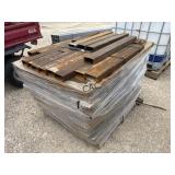 Pallet Lot of Assorted Size Rectangular Tubing
