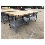 Rolling Workshop Table