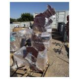 Metal Cowboy Garden Art