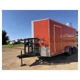 **2023 Quality Cargo 7ï¿½x16ï¿½ T/A Catering Trailer