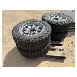 Set of Yokohama Tire & Aftermarket Wheels
