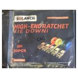 NEW SD Lanch High End Ratchet Tie Down 2M 20pc