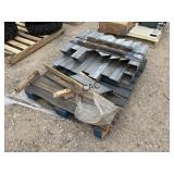 Lot of Assorted Size Pre-cut Galv. Square Tubing