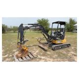 John Deere 35G Mini Excavator w/Extra Bucket