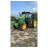 John Deere 6215R Cab/Air w/Duals/Weights, 2478hrs