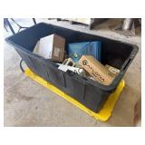 Storage Tote of Assorted NEW Mounts and Products