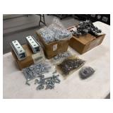 Crate of Clips and Tension Bars