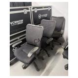 Lot of 3 Rolling Office Chairs