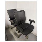 Lot of 2 Rolling Office Chairs