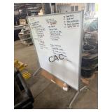 Rolling Dry Erase Board w/Extra Panels