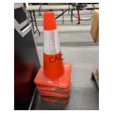 Lot of 10 Assorted Traffic Cones