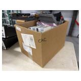 Box Lot of Velcro Strips and Heat Shrink Tubing