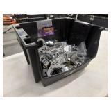 Crate of Global Truss Magnum Clamps