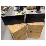 Lot of 2 LG Monitors with Extended Arms