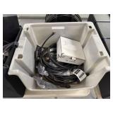 Crate of Cords and Connectors