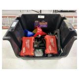 Crate of Assorted Tools