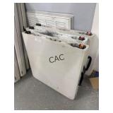 Lot of 3 Lifetime 4' Folding Tables