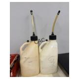 Lot of 2 Gas Cans
