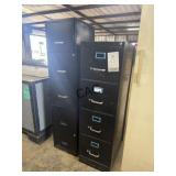 Lot of 4 Filing Cabinets