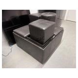 Coffee Table with Stools and Storage