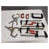 Lot of Assorted Clamps