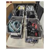 Lot of 12 Click Bins w/Contents