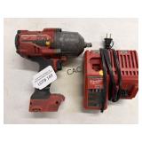 Milwaukee Impact Wrench w/Charger (No Battery)