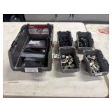 Lot of 5 Containers of Assorted Parts