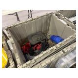 Crate of Assorted Tools and Drill Bits