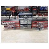 Lot of 3 Bolt Bins with Contents