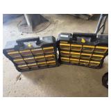 Lot of 2 Dewalt Storage Organizers w/Contents