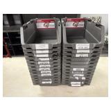 Approximately 26 Husky Stackable Click Bins
