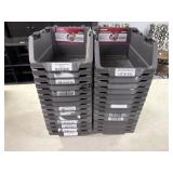 Approximately 28 Husky Stackable Click Bins