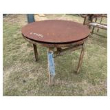 HD Steel Work Table w/Rotating Top