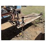 Wooden Work Table w/Tools