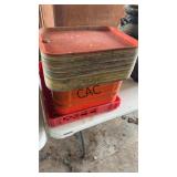 Plastic Serving Trays 2 Sizes