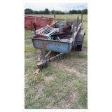 Single Axle Trailer Fence Repair Rig