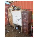 Lot of 3 Storage Cabinets w/Contents