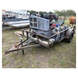 2013 Single Axle Utility Trailer w/Air Compressor