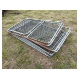 Lot of Chain Link Fence Panels/Gates