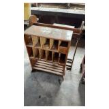 3pc Furniture Quilt Rack, Single Drawer Table