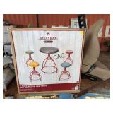 NEW Red Shed Table/Stool & Seat