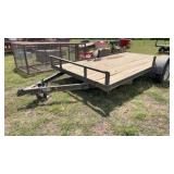 Single Axle Bumper Pull Trailer 12ft