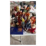 Multiple Size Vintage Asian Dolls