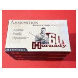 20rds Hornady 22-250Rem 55gr V-Max