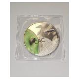 1oz Colorized UFO/White House Silver Round