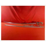 French M-1822 Cavalry Officers Sabre and Holder